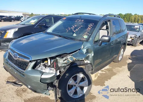 2016 Subaru Forester 2.5I из США, поврежденный, VIN JF2SJABC2GH567827